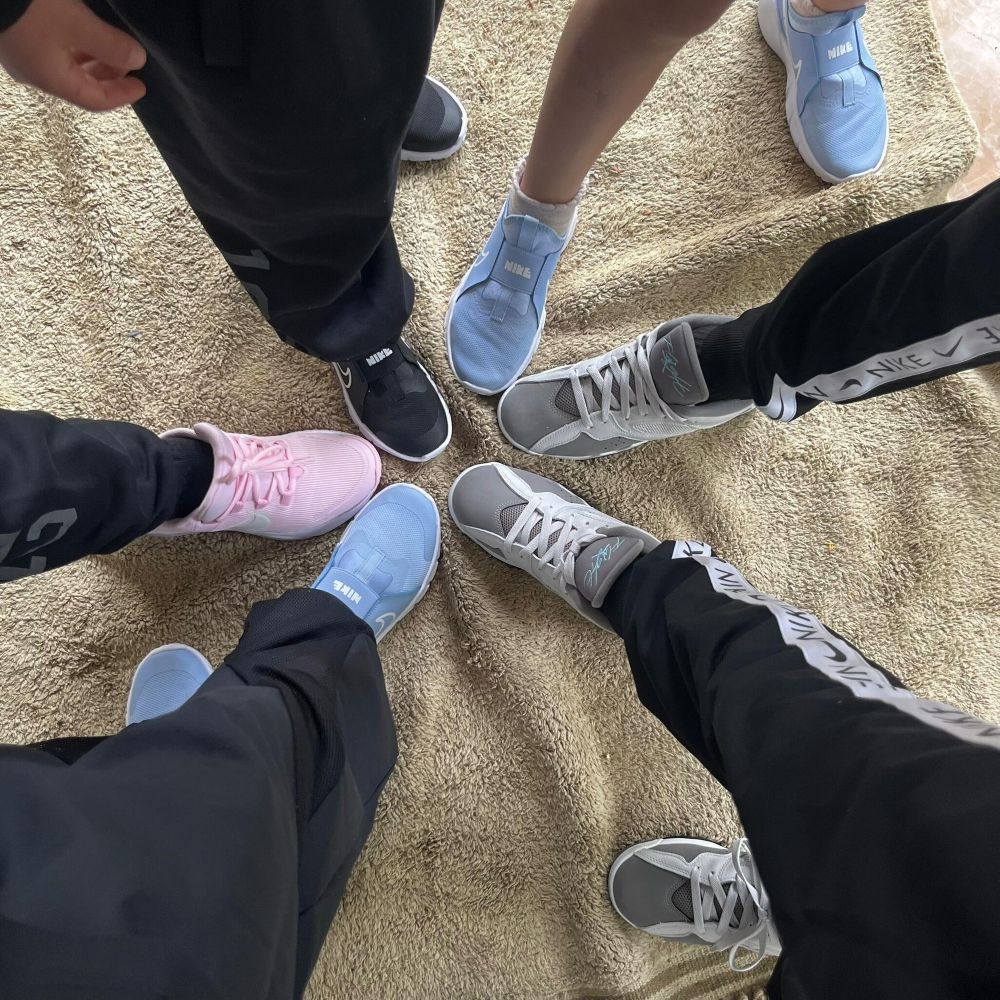 NIKE-Ausstattung für das Glaub an Dich-Haus