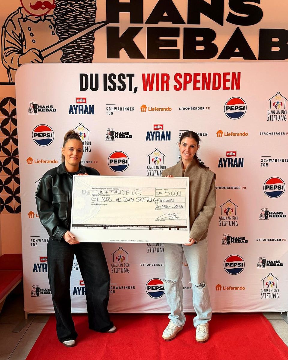 5.000 Euro Spende von Hans Kebab