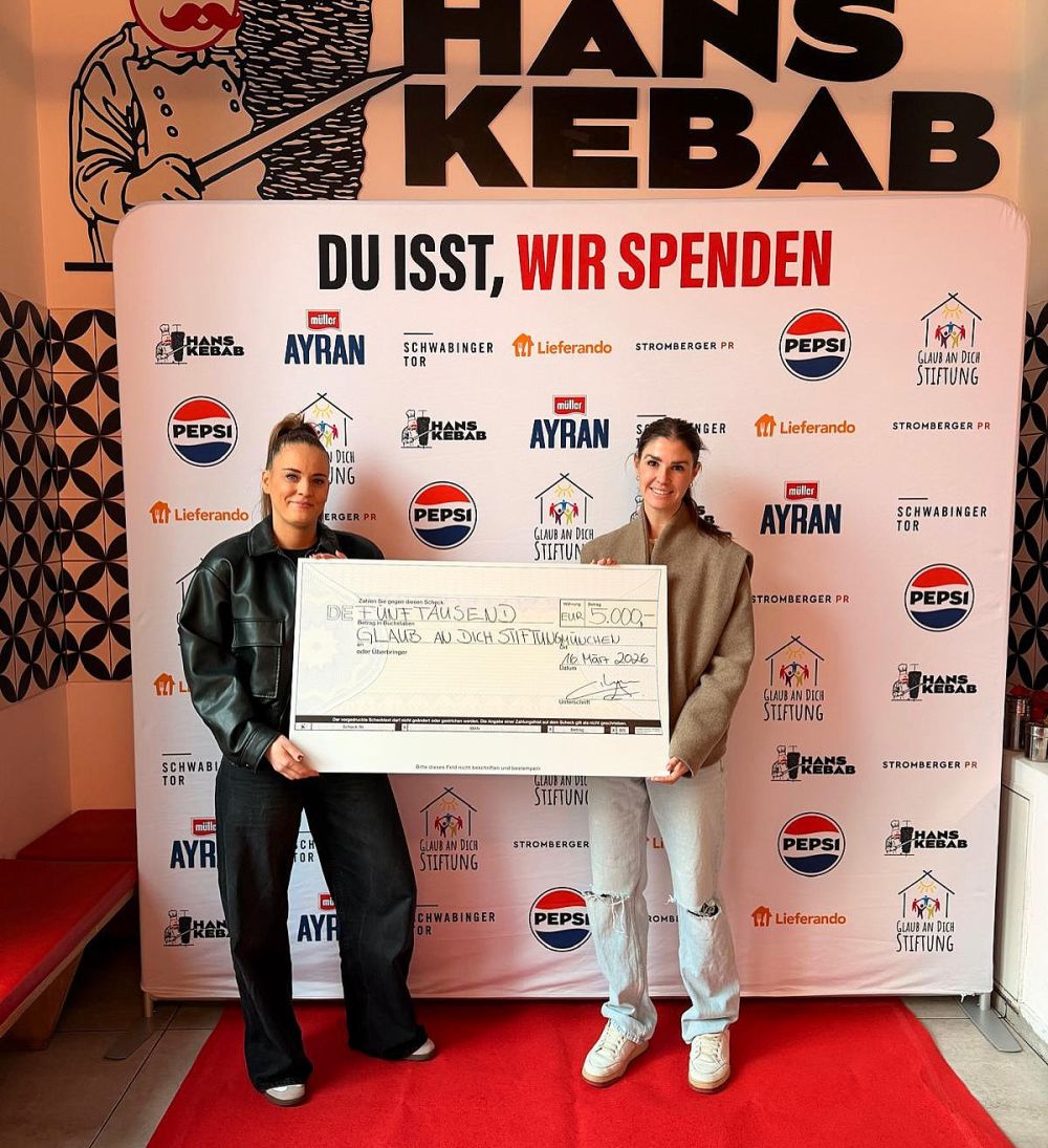 5.000 Euro Spende von Hans Kebab